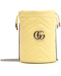gg marmont mini bucket bag