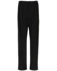 Saint Laurent - Low-Rise Baggy Pants - Lyst