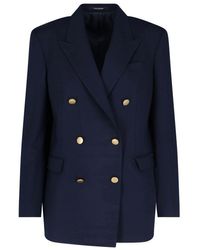 Tagliatore - Double-Breasted Blazer Jacket - Lyst