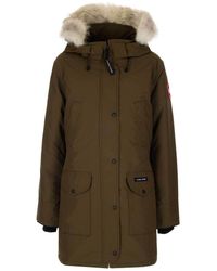 Canada Goose Trillium Fur Trimmed Hooded Parka - Green