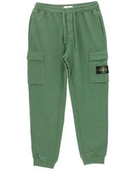 Stone Island - Compass-patch Drawstring Track Pants - Lyst