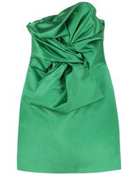 GIUSEPPE DI MORABITO - Strapless Bow Detailed Mini Dress - Lyst