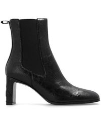 DIESEL - D-giove-ab Heeled Ankle Boots - Lyst