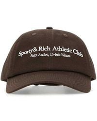 Sporty & Rich - Athletic Club Curved Peak Cap - Lyst