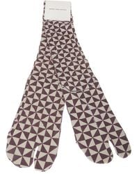 Dries Van Noten - Geometric-printed Knitted Tabi Socks - Lyst