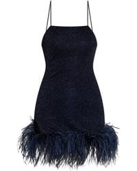 Oséree - Dress With Ostrich Feathers - Lyst