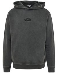 Woolrich - Logo Embroidered Long-sleeved Hoodie - Lyst