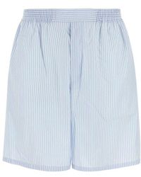 Prada - Striped Knee-length Deck Shorts - Lyst