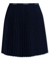 Lacoste - Pleated Skirt - Lyst