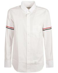 Thom Browne - Long-sleeved Button-up Shirt - Lyst