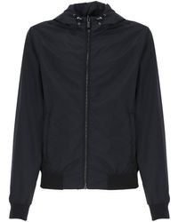 Moorer - Dennys-stp Reversible Zipped Hooded Jacket - Lyst