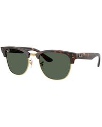 Ray-Ban - Clubmaster Reverse Square Frame Sunglasses - Lyst