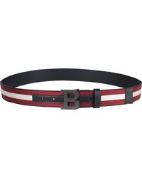 bally checkered belt