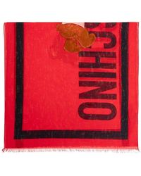 Moschino - Scarf With Logo, - Lyst