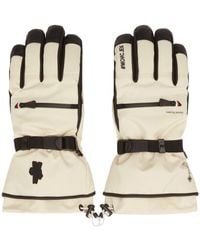 Moncler - Logo Patch Panelled Gloves - Lyst