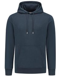 Woolrich - Logo Embroidered Drawstring Hoodie - Lyst