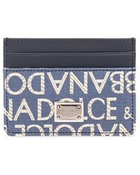 Dolce & Gabbana - Monogrammed Card Case - Lyst