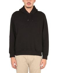 Aspesi - Sweatshirt With Logo And Hood - Lyst