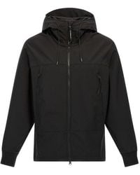 C.P. Company - Shell R Goggle Hooded Jacket - Lyst