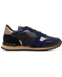 valentino stud sole rockrunner sneaker