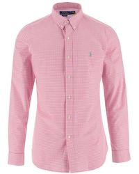 Polo Ralph Lauren - Stretch Cotton Shirt With Plaid Pattern - Lyst