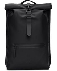 Rains - Rolltop Zip-detailed Backpack - Lyst