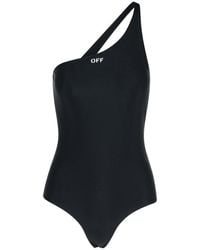 Off-White c/o Virgil Abloh - One-Shoulder Swimsuit - Lyst