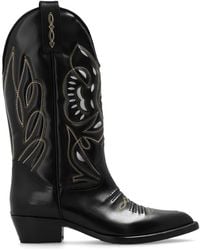 DSquared² - 'vintage' Leather Cowboy Boots - Lyst