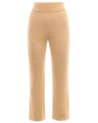 Nanushka Cashmere Belted Ribbed Knit 