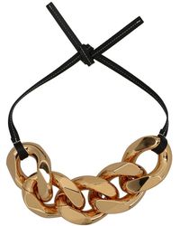 JW Anderson - Large Chain Strap Necklace - Lyst