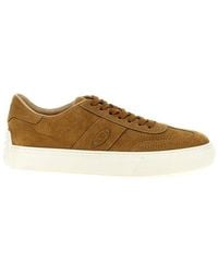 Tod's - Round Toe Lace-up Sneakers - Lyst