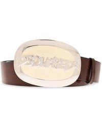 DSquared² - Belt With Logo, - Lyst