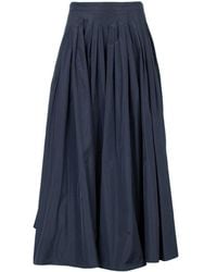 Max Mara - Jokey Pleated Midi Skirt - Lyst