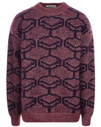 NAMACHEKO Arin Crewneck Sweater in Blue for Men | Lyst