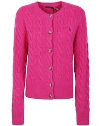 Polo Ralph Lauren - Polo-pony Cable-knit Cardigan - Lyst