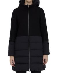 Herno - Hooded Quilted Zip-up Down Coat - Lyst