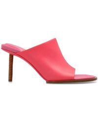 Jacquemus - ‘Rond Carre’ Heeled Mules - Lyst