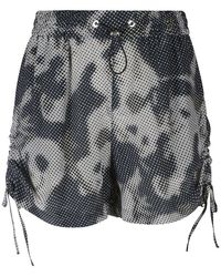 Iceberg - Panda Printed Drawstring Waist Bermuda Shorts - Lyst