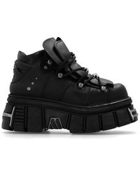 Vetements - X New Rock Platform Lace-up Sneakers - Lyst