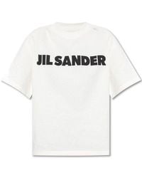 Jil Sander - T-Shirt With Logo - Lyst