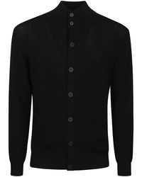 Ballantyne - Buttoned Knitted Cardigan - Lyst