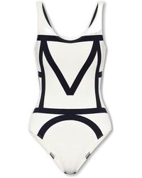 Totême - Monogrammed One Piece Swimsuit - Lyst