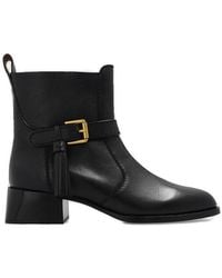 See By Chloé - Lory Leather Ankle Boots - Lyst