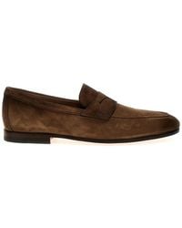 Santoni - Carlo Slip-On Loafers - Lyst