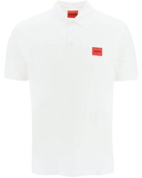 HUGO - Hugo Polo Shirt With Logo Patch - Lyst