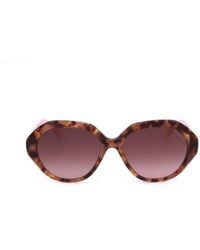 Ted Baker - Geometric Frame Full Rim Sunglasses - Lyst