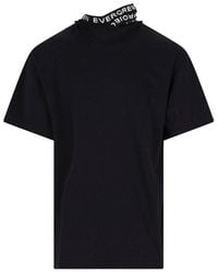 Y. Project - Logo-tape Cut-out Short-sleeved T-shirt - Lyst