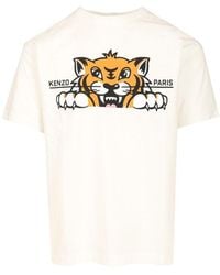 KENZO - Happy Tiger T-Shirt - Lyst