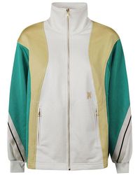 Palm Angels - Logo Embroidered Zipped Track Jacket - Lyst