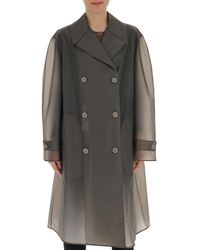 Maison Margiela Double-breasted Raincoat - Grey
